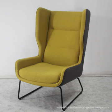 Muebles de diseño para el hogar Silla clásica de sala de estar con patas metálicas